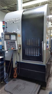 25.5" Amera Seiki #VT600M, CNC vertical turret lathe, 24" chuck, 20-2000 RPM, 50 HP, Fanuc OiTC, 12-station