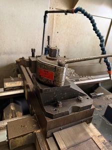 Weiler #E-70/3000, CNC flatbed turning center, 28.3" swing, 24" chuck, 8.5" bar, 16.5" dia., 118" lgth, 50