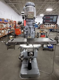 Bridgeport #Series-I, vertical mill, 9" x42" table, 2 HP, 60-4200 RPM, 2-Axis digital read out, X-Axis power