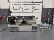 15-3/4" x 50" Colchester #8043, Gap Bed Engine Lathe, 9.8" cross slide travel, 2.12" spindle bore, 10" 3-jaw