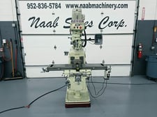 Acer #EVS-3VK, Vertical Turret Milling Machine, 10" x 50" table, 36.5" X, 17" Y, 19" vertical knee travel