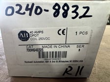 Allen-Bradley Power Relay 700-HG42Z25-6 250 VDC Coil