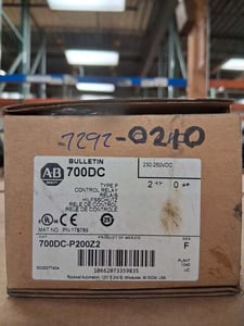 Allen-Bradley DC Control Relay 700DC-P200Z2 230-250V DC Coil