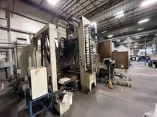 5.11" Kuraki #KBT-13E.A, CNC horizontal boring mill table type, 118" X, 90" Y, 51" Z, 4k RPM, 60 HP, 25.59"