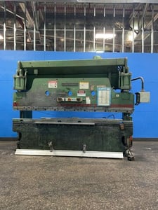 135 Ton, Cincinnati #135CB, Press Brake, 10' overall, 8" stroke, foot switch, Burch Auto End 7 Control