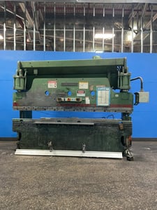 135 Ton, Cincinnati #135CB, Press Brake, 10' overall, 8" stroke, foot switch, Burch Auto End 7 Control