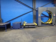 Lantech #200/75, Rotary Stretch Wrapper, Allen-Bradley PanelView Plus 600, MicroLogix 1500, power roller
