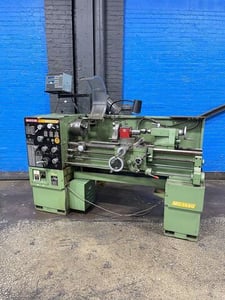 17" x 40" Nardini #MS-1440, Mascote Gap-Bed Engine Lathe, 2.5" bore, 8" 3-jaw chuck, tailstock, Acu-Rite