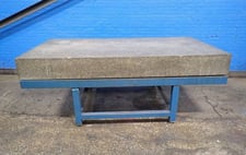 48" x 96" Granite Surface Combustion Plate, .00065" flatness, calibrated 2015