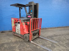 4000 lb. Raymond #R40-C40TT, Electric Standup Forklift, 251" lift height, 82" mast height, 4" x 42" forks