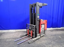 4500 lb. Raymond #EZ-R40TT, Electric Stand-Up Reach Forklift, 200" lift height, 85" mast height, 4" x 42"