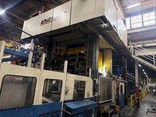 630 Ton, Loire Safe #ESSM-630/28-20/19-9, Hot Stamping Hydraulic Press Line w/ Roller Hearth Furnace, 35.4"