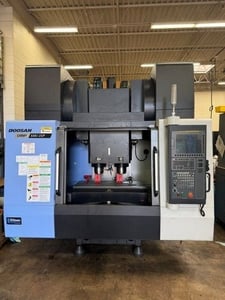 Daewoo Doosan #DMP-500/2SP, twin spindle CNC vertical machining center, dual 24 automatic tool changer, 40.9"