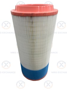 Keltec Technolab #18-5488, air filter element, 21" H x 9-7/8" outside dimension x 6-11/16" ID