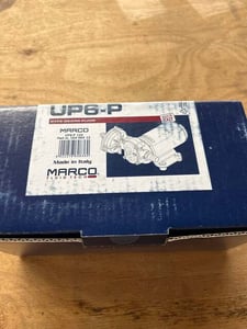 Marco Fluid Tech #UP6-P, PEEK gear pump, 6.9 GPM, 12V, PWM-ready