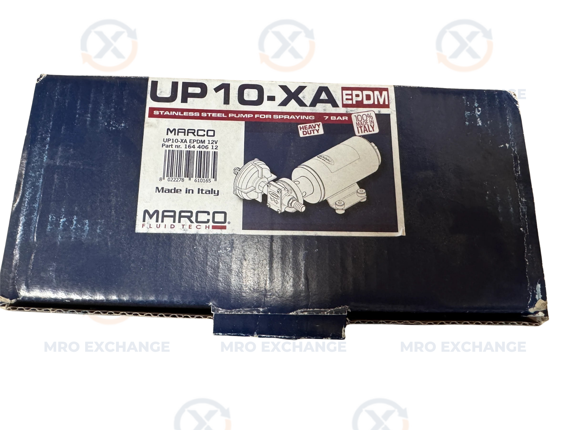 Marco Fluid Tech #UP10-XA/DM, heavy-duty gear pump, 3/8" BSP, 101.5 PSI, 12V