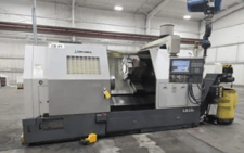 Okuma #LB-35II, CNC Chucker lathe, 21.65" swing, 29.5" machining length, 17.7" turning diameter, 15" chuck