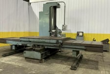 4" Nomura #B-100WP, table type horizontal boring mill, #50 taper, 96" X, 60" Y, 43" Z, 1200 RPM, #50, 20 HP