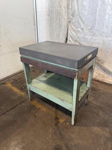 36" x 2 4" x 4" granite Surface Combustion plate w/ stand