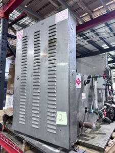 5 HP Electro-Steam, Electric Steam Generator, Stainless Steel, skid mounted w/ process piping & valves