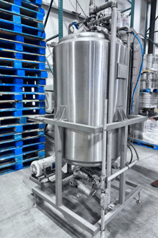 100 gallon Bio Fab Technologies, Stainless Steel Pressure Tank, 115 psi @ 200°F vessel, 2013
