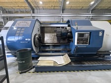 Explorer #SA45-V22/2200, big bore CNC lathe, 45" swing, 21.06" bore, 86" centers, 300 RPM, 50 HP, A2-28