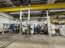Catbridge #324-MC, Laminator System, w/ unwinder & rewinders, 15-300 FPM, 22" web, 24 hours, 2023