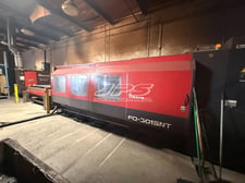 Amada #FO-3015NT, Flying Optics Laser, 4000 watt, 60" x 120" sheet, 121" X, 61" Y, 7.8" Z, AMNC-F CNC, 2006