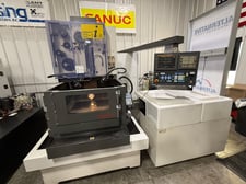 Fanuc #1iA-S/AWF, CNC Wire Electrical Discharge Machine, 20.6" x 14.6" x 12.0" travels, 5-Axis, 13 KVA