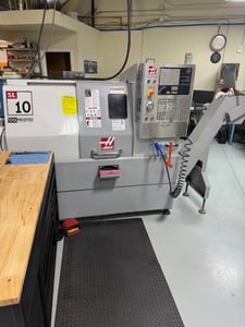 Haas #SL-10, CNC Turning Center, 16.2" swing, 1.8" bar, 12 station turret, 6.25" x 14" travels, 15 HP