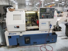 Miyano #BND-42T5, CNC Turning Center, 1.625" turning diameter, 2 turrets, live tooling, Fanuc 18-T