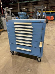 9-Drawer Lyon, Rolling Cabinet, 44-3/8" x28-1/4" x52" (7 available)