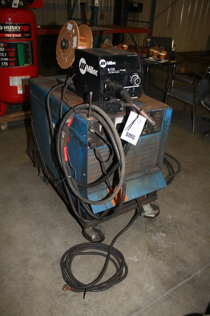 Miller Delta Weld #450, Constant DC Arc Welding Power Source, w/ wire feeder