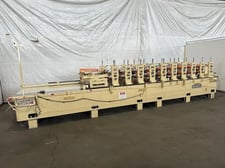 10 Stand, Bradbury #RF420-3.5-44-14, rollformer, 3.5" arbor diameter, 44" max roll width, 50 HP, 70-200 FPM