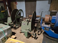 Cauffiel, scrap winder, 12" wide, 48" spool diameter, 3.5" shaft diameter, oscillation eye
