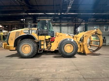 Caterpillar #980K, Wheel Loader, Log Forks, 16,780 hours, 2013