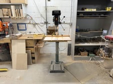 Grizzly #G7948, floor drill press, 1-1/2 HP, 1725 RPM, 4-3/4" spindle travel, 110 V.