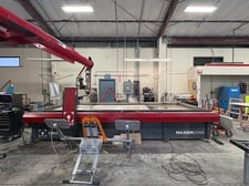Omax #Maxiem-2040, Waterjet, 16' 1" x 7' 0" table, 50,000 PSI, 30 HP, 5-Axis A-Jet Head, IntelliMAX, 2024