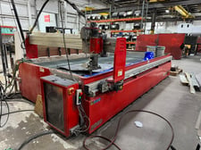 Omax #Maxiem-2040, Waterjet, 16' 1" x 7' 0" table, 50,000 PSI, 25 HP, Omax PC Controller, 2011