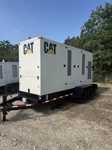 400 KW Caterpillar #XQ400, Mobile Power Module, diesel, 536 HP, #3456 Engine, sound attenuated enclosure