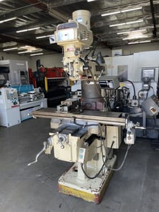 Chevalier #FM-3KVH, vertical mill, 10" x50" table, 32-3/4" X, 16-1/8" Y, 3 HP, 60-4,500 RPM, R-8