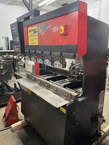 38 Ton, Amada #FBD-3512E, CNC hydraulic press brake, 49.3" bending length, 3-Axis backgauge, 220/460 V., 1998