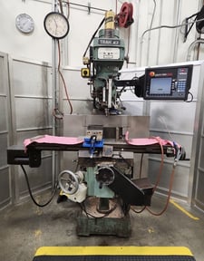 Southwestern Trak #K3SX, CNC knee mill, 10" x50" table, 32" X, 16" Y, R8, 3 HP, Prototrak SMX 2-Axis, 220 V.