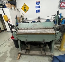 14 gauge x 4' Grizzly #G0542, box and pan finger brake