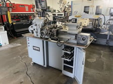11" x 18" Hardinge #HLV-H, precision toolroom lathe, 6" swing over cross slide, 1.5 HP, 125-3,000 RPM