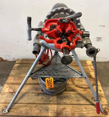 2" Ridgid #300, pipe threader, cutter, reamer, stand, oiler, 1 phase