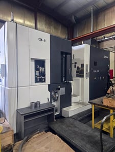 Okuma #MA-600HB-II, CNC horizontal machining center, 85 automatic tool changer, 39.3" X, 35.4" Y, 39.3" Z