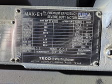 500 HP 3600 RPM Teco Westinghouse, Frame 5011A, TEFC, 460 Volts, CW DE, dual insulated brgs.