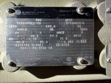 400 HP 3600 RPM General Electric, Frame 509LS, TEFC, 460 Volts, cw ode, dual insulated brgs.