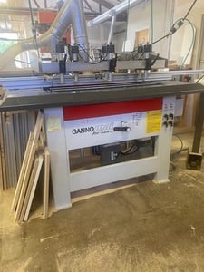 25 Spindle, Gannomat #Pro-Line-50, 2-Head Line Boring Mach., (2) 3 HP, 3" stroke, 3400 RPM, 5-3/4"-24"